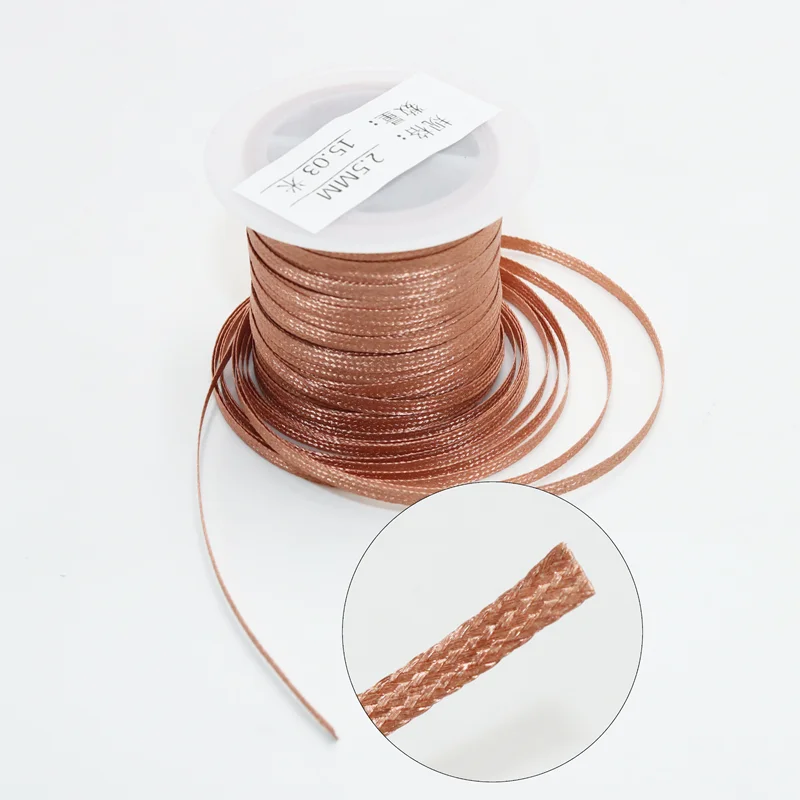 8/15M Desoldering Braid Tape Copper Wire Welding Solder Remover PCB Circuit Board Soldering Wick Tin Lead Cord Flux Repair Tool