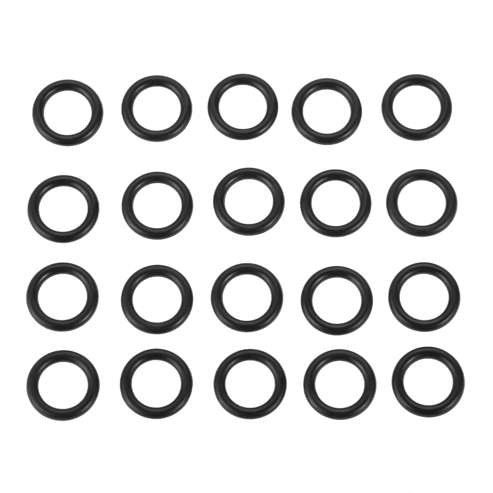 20pcs/set Propane Natural Gasket O-Ring Gas Leakage Sealing Soft Ring Adapter Fitting Cylinder POL Connector Replace Accessories