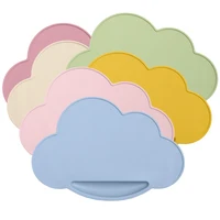 Baby Clouds Shape Silicone Placemat Bpa Free Heat Insulation Child  Table Waterproof Kid Mat Children Feeding Tableware 1