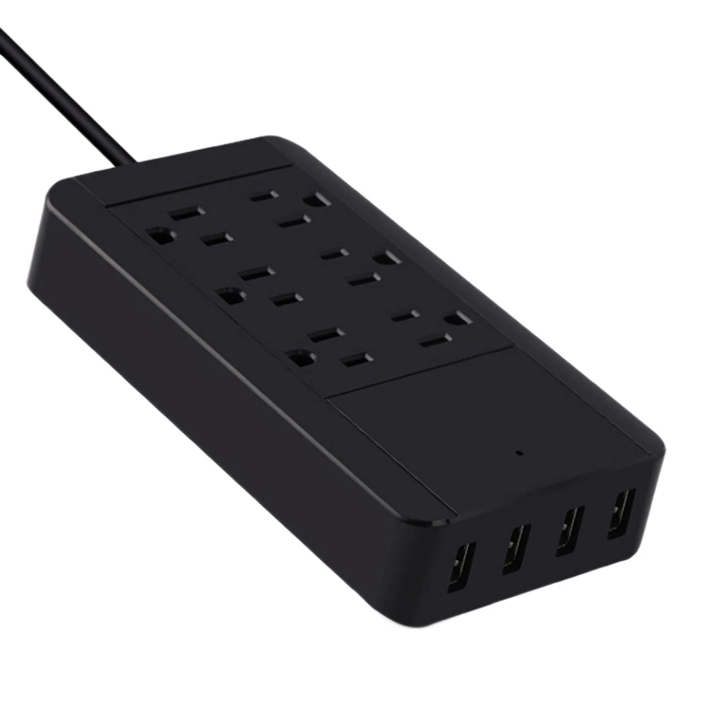 

Удлинитель с 6 розетками и 4 USB-портами, 2500 Вт, 15 А