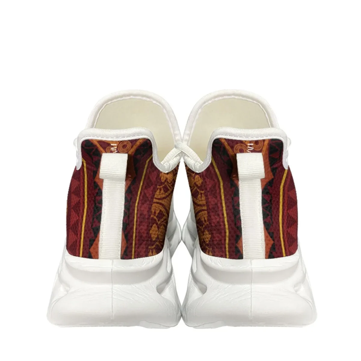 Hawaiian Hibiscus Comfortable Lightweight Lace Up Sneakers Summer Shock Absorbing Basketball Shoes Adult Casual Walking Shoes