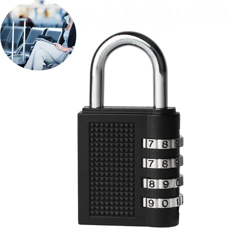 

4 Dial Digit Combination Luggage Password Lock Padlock School Student Employee Locker