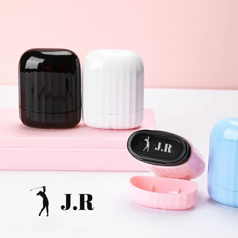 1pc Personalized Signature Stamp, Engraved Handwriting Seal, ABS Material, Ideal for Work and Personal Use