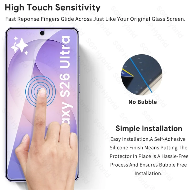 6-in-1 Ultra Durable Protective Glass Screen and Camera Protector