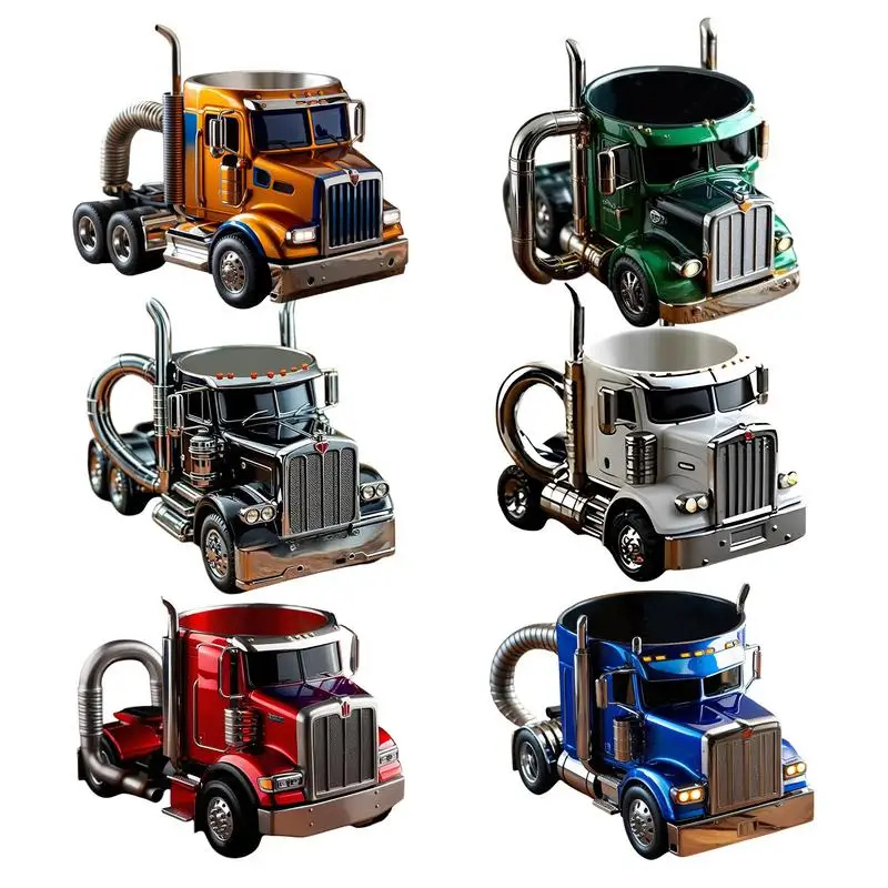 Truck Coffee Mug Creative Semi Trailer Shaped Cup