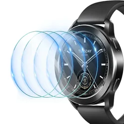 Premium Tempered Glass Screen Protectors for Smartwatches - Anti-Scratch Protective Film (1-4 Pack) (4Pcs Glass)