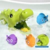 Children's Bathroom Shower Toys Big Crocodile Eating Small Fish Game Parent Child Interaction Puzzle Playing Water 5