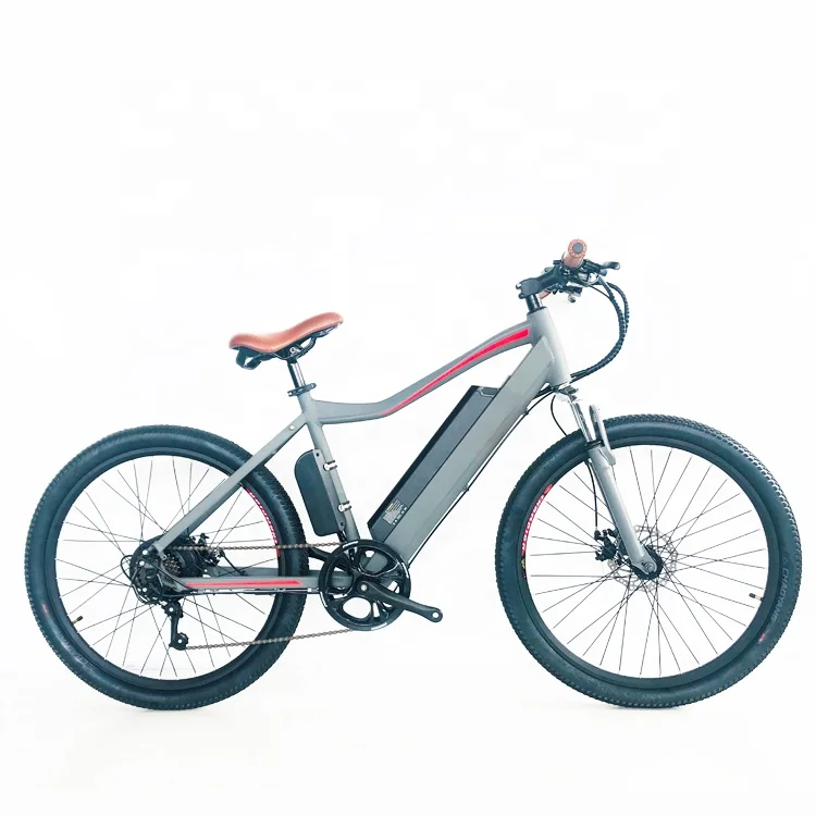 26" 500W 45KM/H 48V 14AH Lithium Battery Adult Aluminum 7 Speeds Disc Brake Fast Cheap UL2849 Electric mountain Bicycle