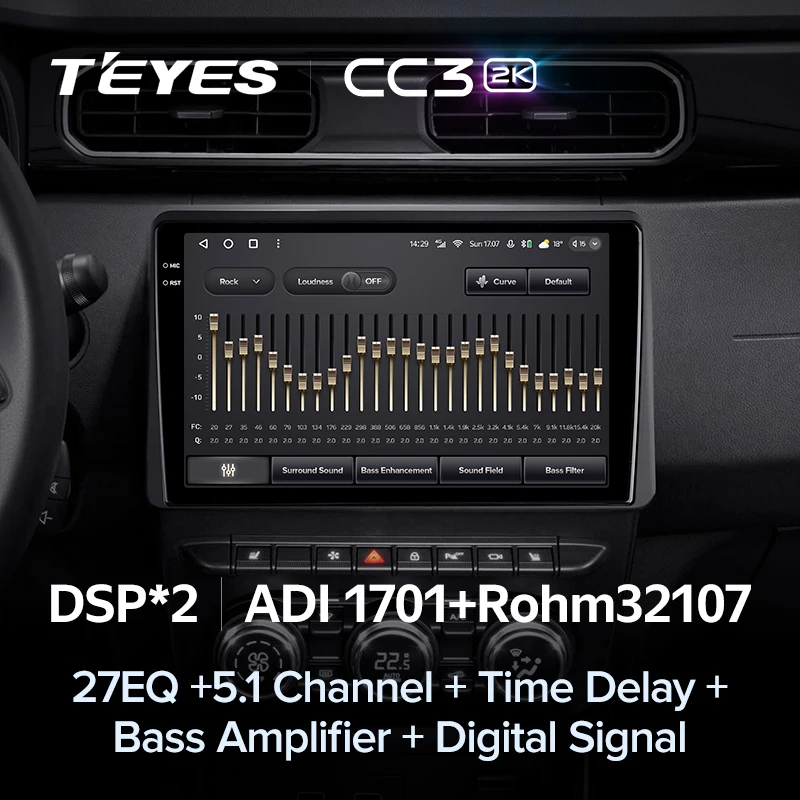 TEYES CC3 2K,   HM 2 II 2020 - 2023 Arkana 1 I 2019 - 2023   Ƽ̵  ÷̾, ׺̼ ׷ GPS, ȵ̵ 10 No