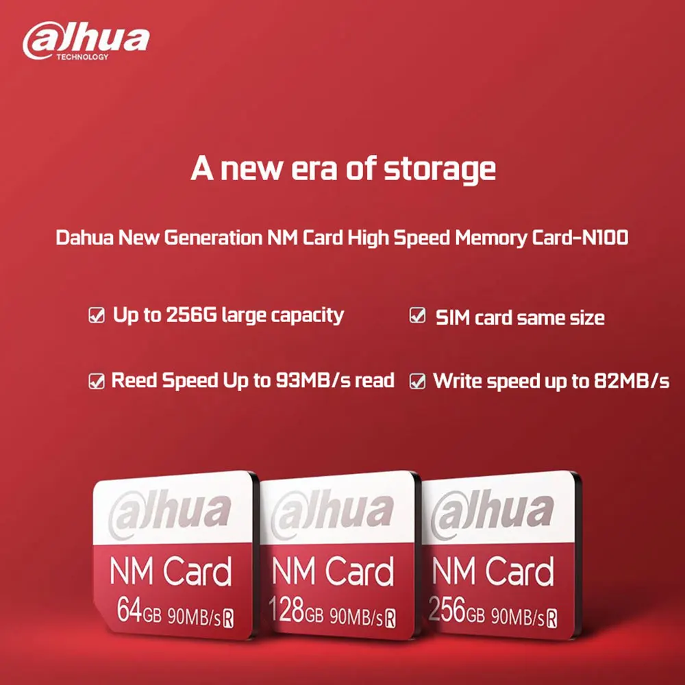 ȭ  ޸ ī Dahua NM ī, ȭ P30, P40 Ʈ 30,  5, 20 , ۷θ 30  ø, 256GB, 128GB, 64GB