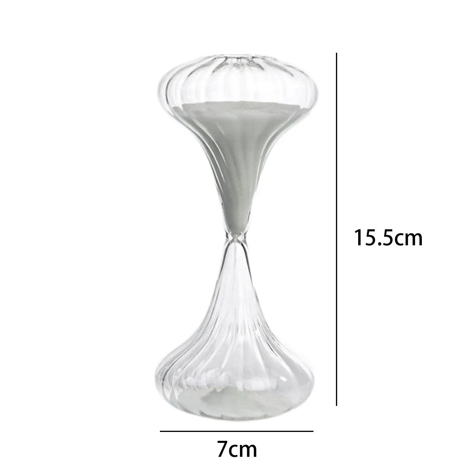Sandglass Unique Holiday Gifts Time Management Home Decoration Glass Hourglass for Holiday Kitchen Living Room Desktop Party