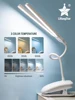 LED Double-headed Reading Table Lamp with Clip Touch Control Dimmable Light Eye Protection for Bedroom Dormitory Study Office 1