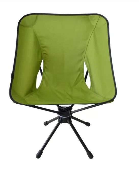 Swivel Detachable Chairs Camping Folding Chair Outdoor Backpacking Lightweight Seat with Carry Bag for Fishing Hiking