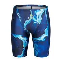 Mens Summer Beach Swimming Pants Swimwear Training Swim Shorts Trunks Swimsuits Boy Jammer Running Sports Surf Shorts Trunks 1