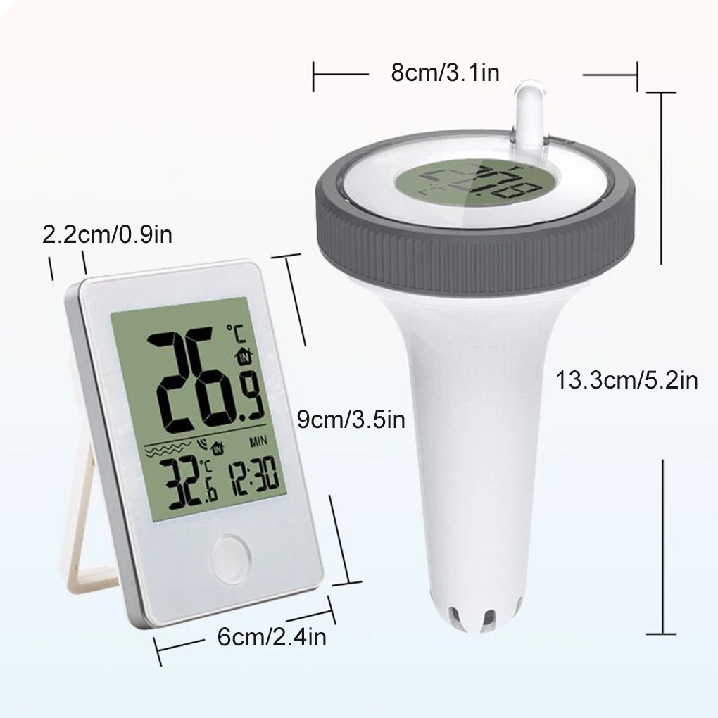 Portable Floating Outdoor Floating Thermometers Digital Swimming Pool Thermometer Used For Swimming Pool Bathrooms Aquarium