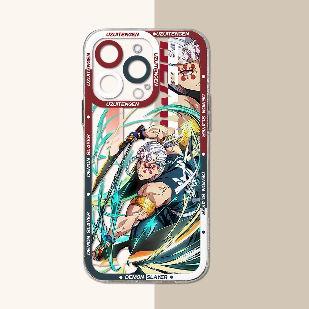 thumbnail image 1 of Funda de teléfono de Anime para iPhone, carcasa transparente para modelos 15, 14, 13, 12, 11 Mini Pro Max, X, XR, XSMax, 6S, 6, 7, 8 Plus, SE, año 2024, 1 of 5