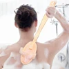 Bath Brush Exfoliating Manual Handheld Back Body Shower Scrubber Women Bathing Universal Reusable Cleaning Scrub 2