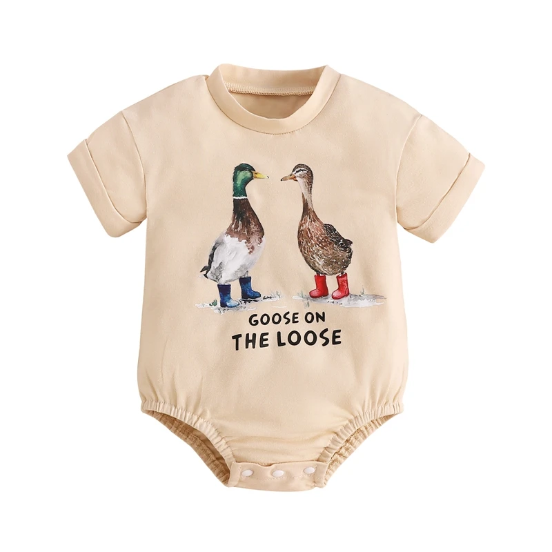 

Детское летнее боди с коротким рукавом для мальчиков и девочек