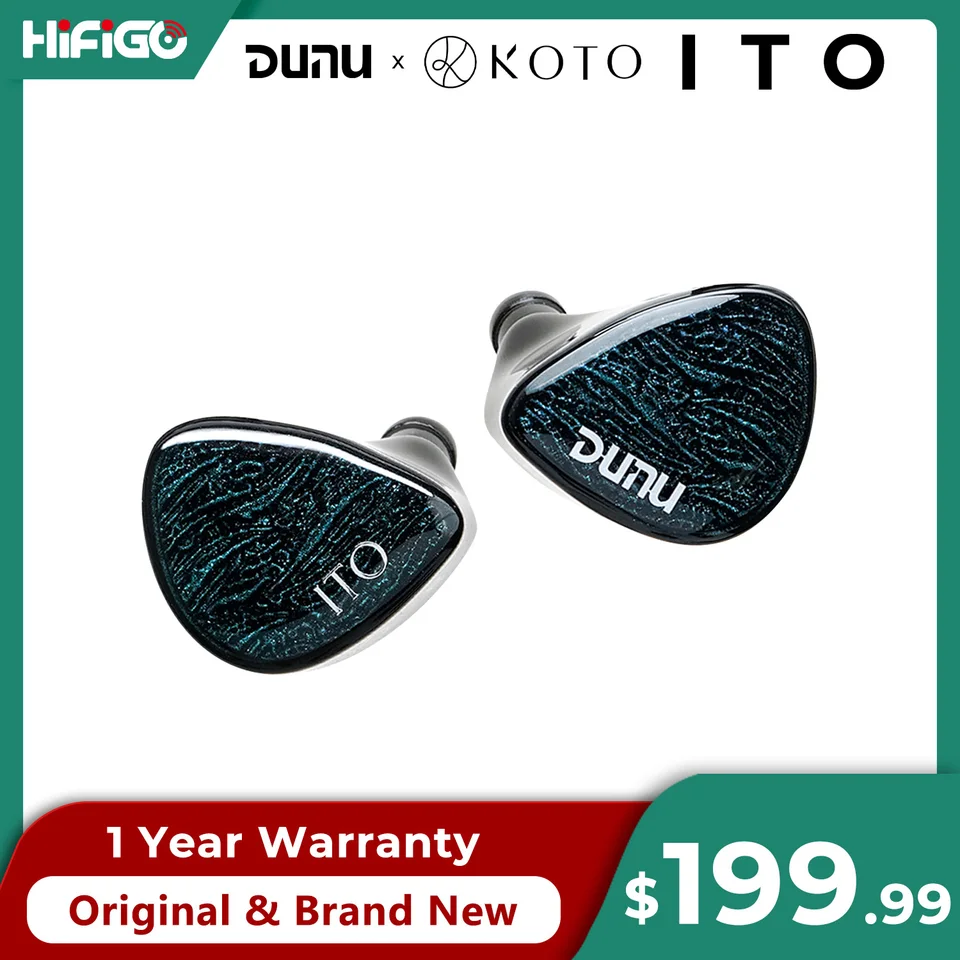 DUNU x KOTO ITO In-ear Earphones 2DD+2BA Hybrid Drivers IEMs