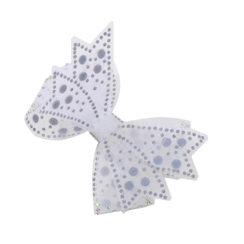 Elegant Rhinestone Bow Shoe Charms and Accessories