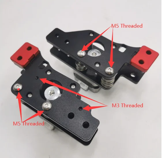 Funssor Voron2.4 Peças de Impressora 3d Liga Alumínio Cnc Peso Leve Unidade ab Unidades Quadro Kit com Rosca Buracos Mais Ociosos - Imagem 4