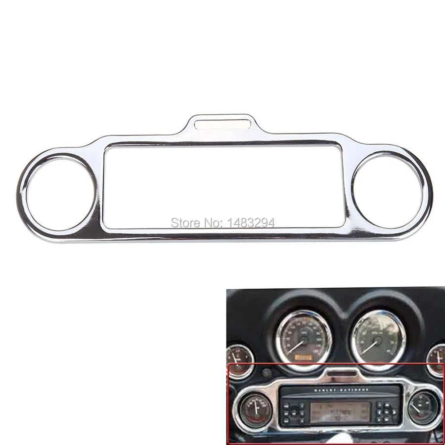 

Хромированная стерео накладка на кольцо подходит для Harley Electra Glide Touring Speedometer Rings