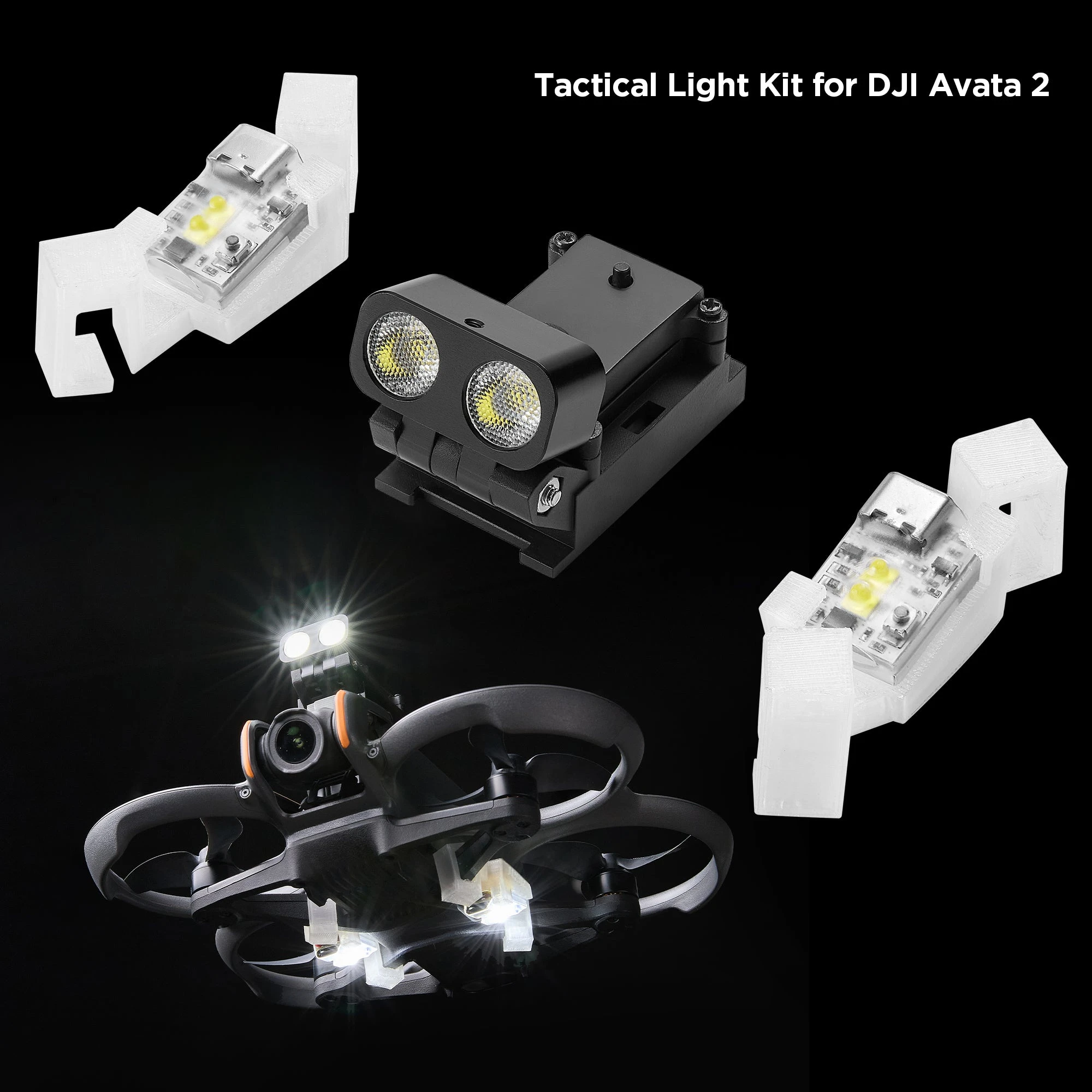 VIFLY Tactical Light Kit Search Light Kit for DJI Avata 2 thumbnail 2