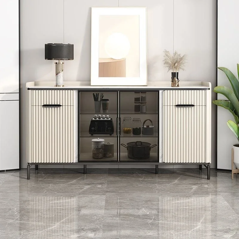 Sideboard Dining Room Shelf Furniture Kitchen Table Armoire De Cuisine et Prefab Coffee Bar Cabinet Modern Living Auxiliary