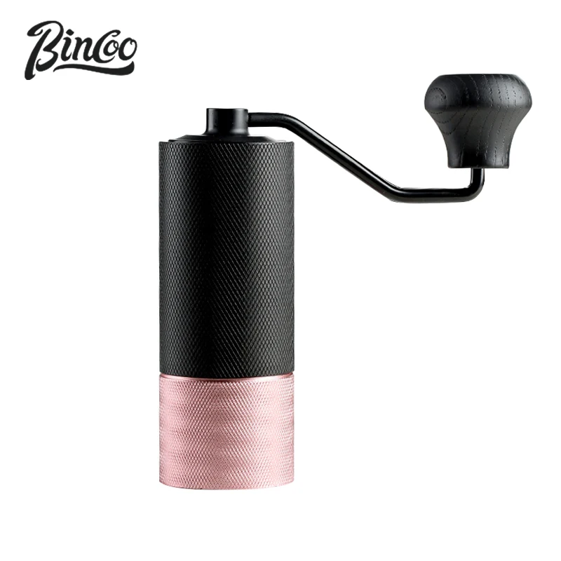 

Bincoo Manual Coffee Grinder S2C Burr Inside High Quality Portable Hand Grinder With Double Bearing Positioning