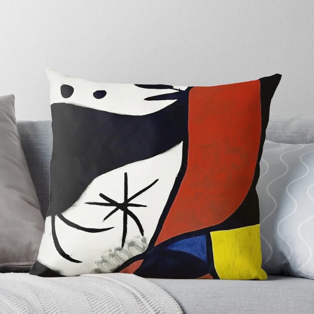 

Mirò Art 1 Throw Pillow Cushion Covers For Living Room Pillow Covers Decorative