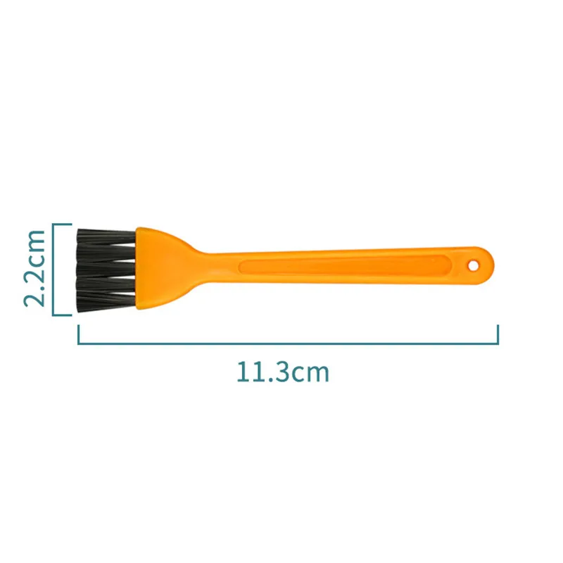 12cm Cleaning Brush Spoon Coffee Machine Brewing Head Short Handle Elbow Coffee Cleaning Brush Spoon For Machine