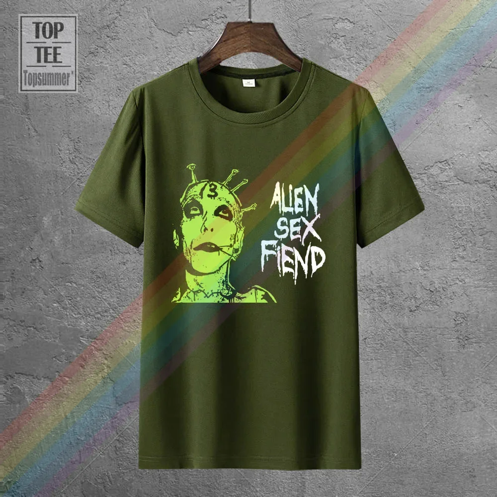Alien Sex Fiend camiseta gótica Rock Nik Fiend Mrs Fiend S M L Xl  