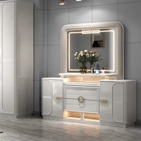 Meubles de chambre à coucher en cuir modernes avec fonction de Massage, ensembles de chambre à coucher, meubles de chambre à coucher de luxe King Size 5