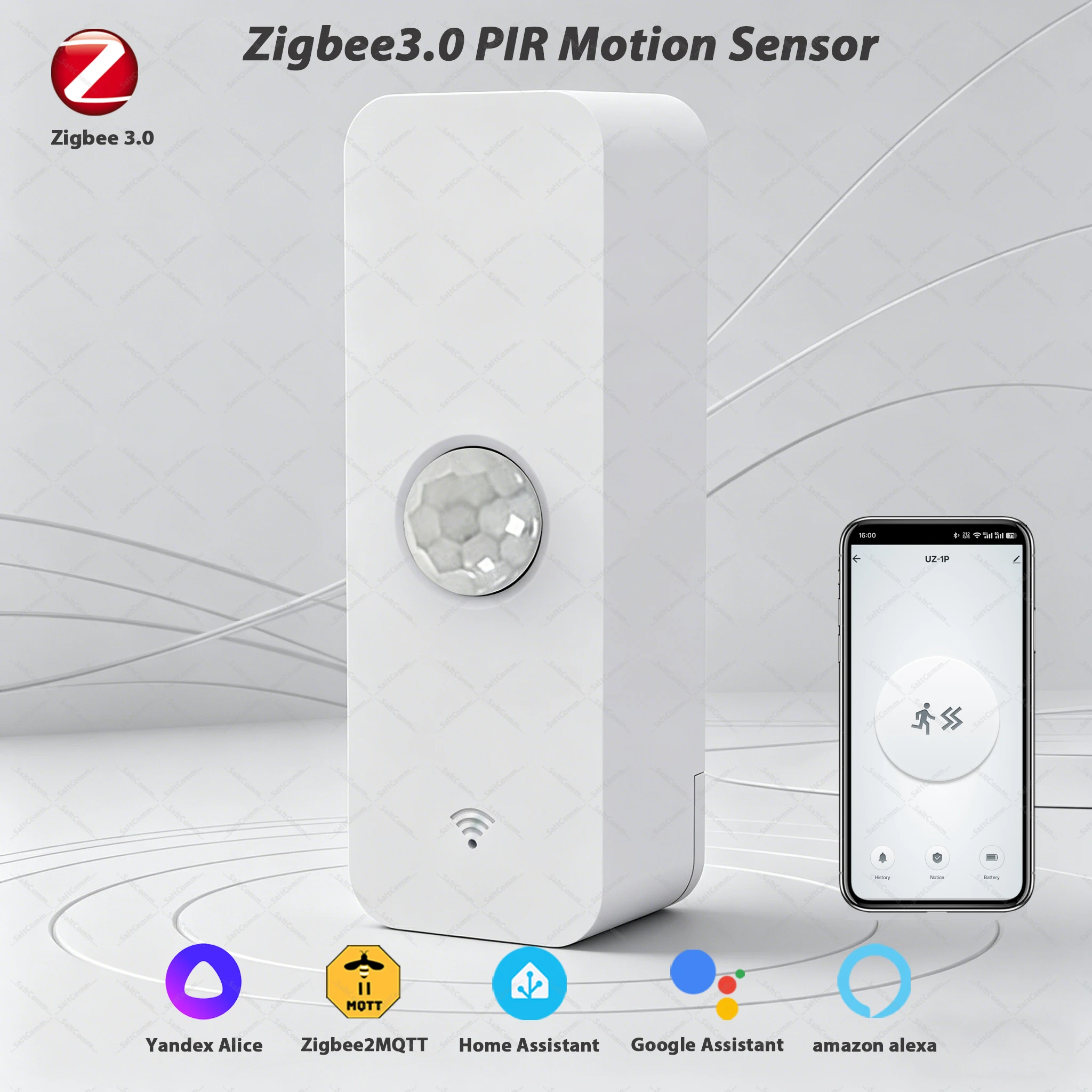 เซ็นเซอร์ตรวจจับเคลื่อนไหว Zigbee 3.0 PIR สำหรับบ้านอัจฉริยะ
