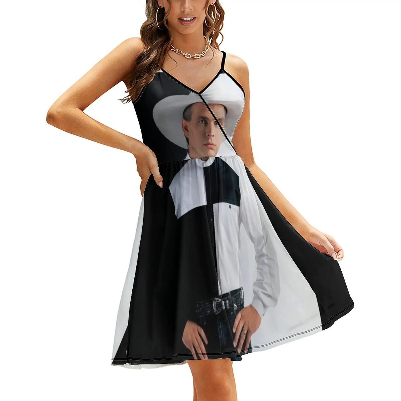 

Garth Brooks The chase Sling Dress dresses summer woman 2024 Long veiled dresses