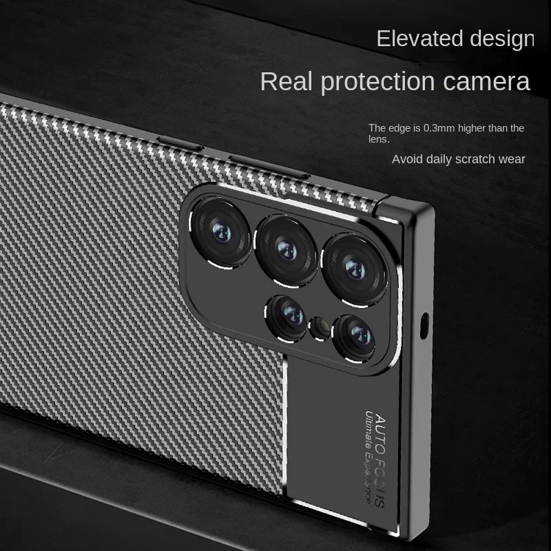 Sleek Carbon Fiber Phone Case - Premium TPU Cover