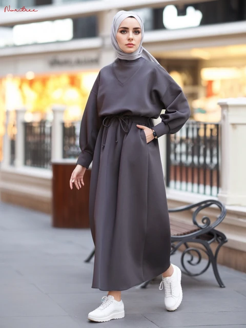 Women Prayer Batwing Sleeve Abaya Muslim Islamic Dress Dress Robe Kaftan  Gown | eBay