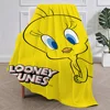Cartoon Bird Cute T-Tweety Blanket Plush Nap Sofa rug for Living Room Warm Office Bedroom Birthday Home Travel Kid Gifts 3