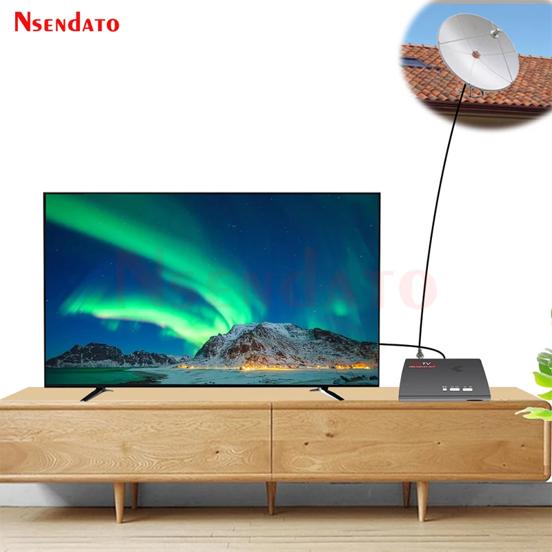 Receptor Terrestre Digital com Controle Remoto hd Dvb t t2 Protocolo tv Box hd av Cvbs Sintonizador de tv Externo - Image 4