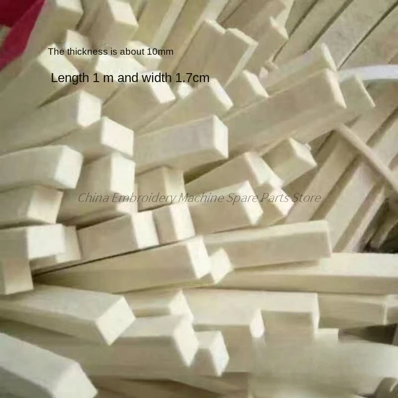 코튼 펠트 스트립 자수 프레임, 컴퓨터 자수 기계 액세서리, 1m 길이 2cm 너비, 2mm, 3mm, 4mm, 10 개
