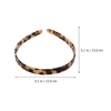 Tortoise Headbands Tortoiseshell Headband with Non- Leopard Celluloid Hairband Hair Accessories for 3