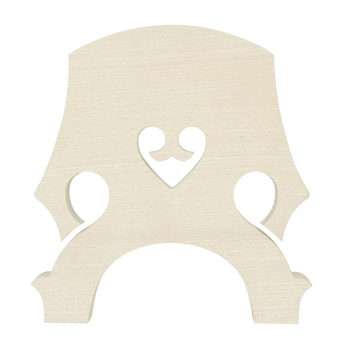 Description Picture 6 of item1Pcs 4/4 3/4 1/2 1/8 Size Maple Wood Double Bass Bridge with Adjustable Brass Screws Contrabass Upright Bass Parts & Accessories