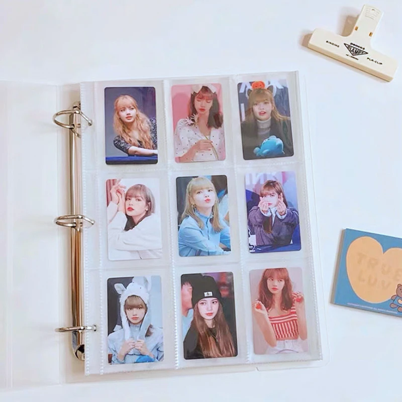 A4 Kpop Photo Card Binder Photo Album Collect Book Large