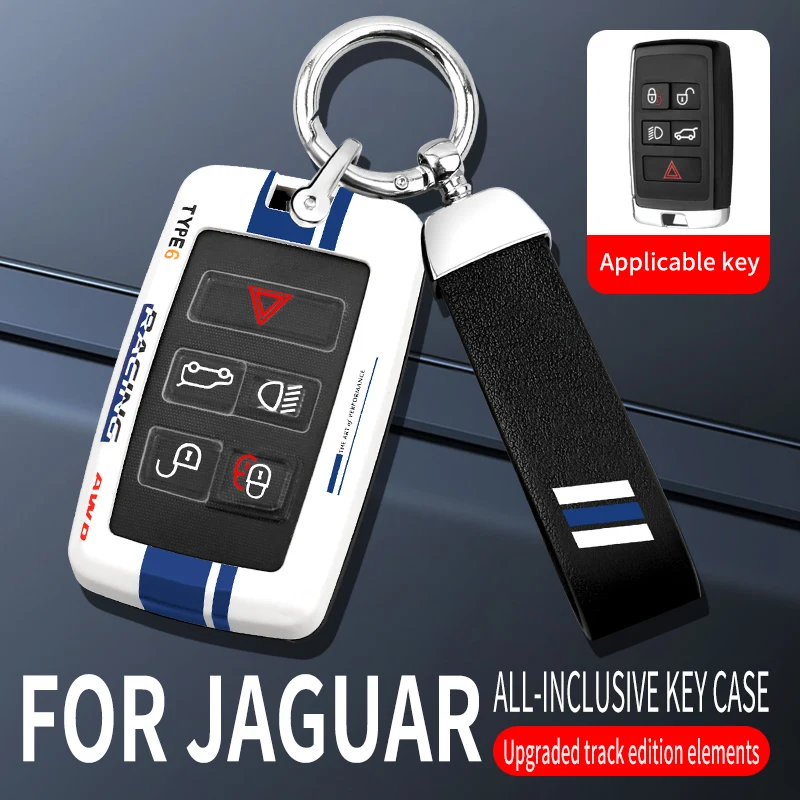 

Fashion New ABS+TPU Car Key Case Bag For For Jaguar F-PACE I-PACE E-PACE XFL XEL 2021 Key housing accessories