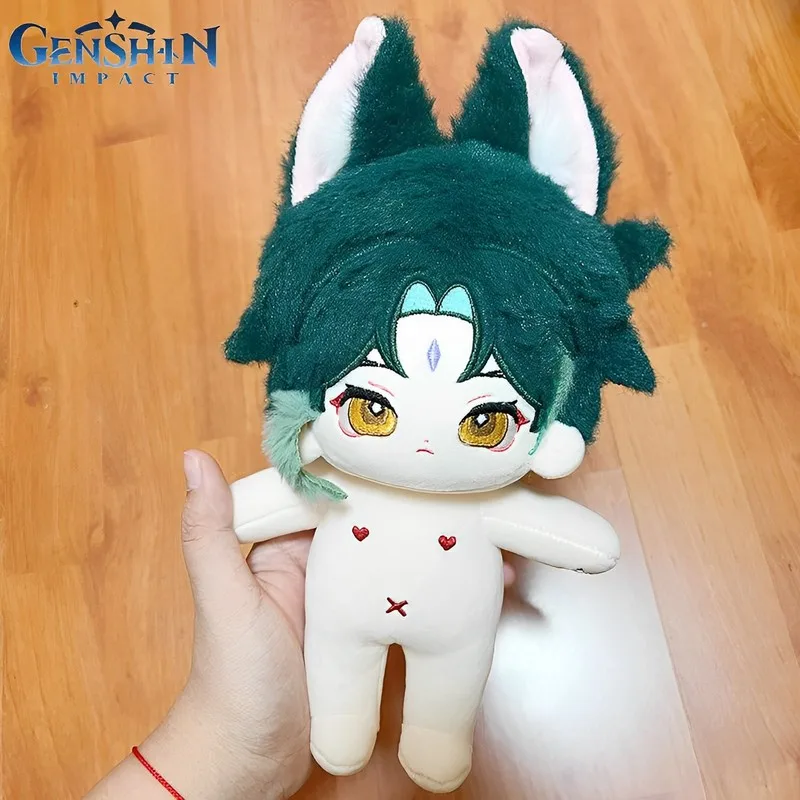 

20cm Genshin Impact Cartoon Characters Kawaii Plush Doll Xiao Cosplay Game Accessory Plush Toys Collect Fan Gift Birthday Gift