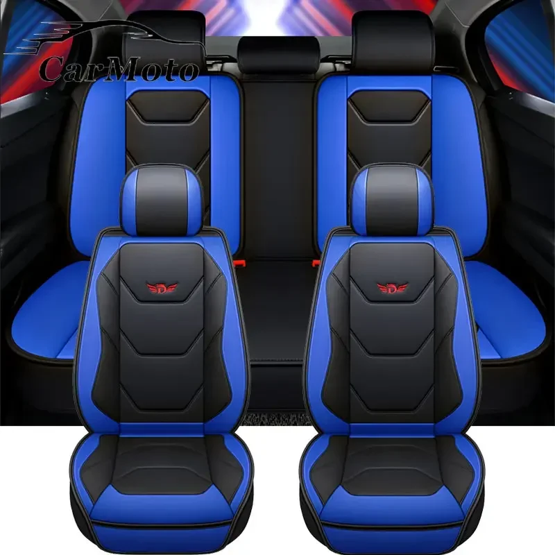 Housses De Siège Auto Universelles En Cuir Nappa - Pour Peugeot 308 SW GT-Line Et Autres Modèles 5 Places, Protection 360°, Installation Facile