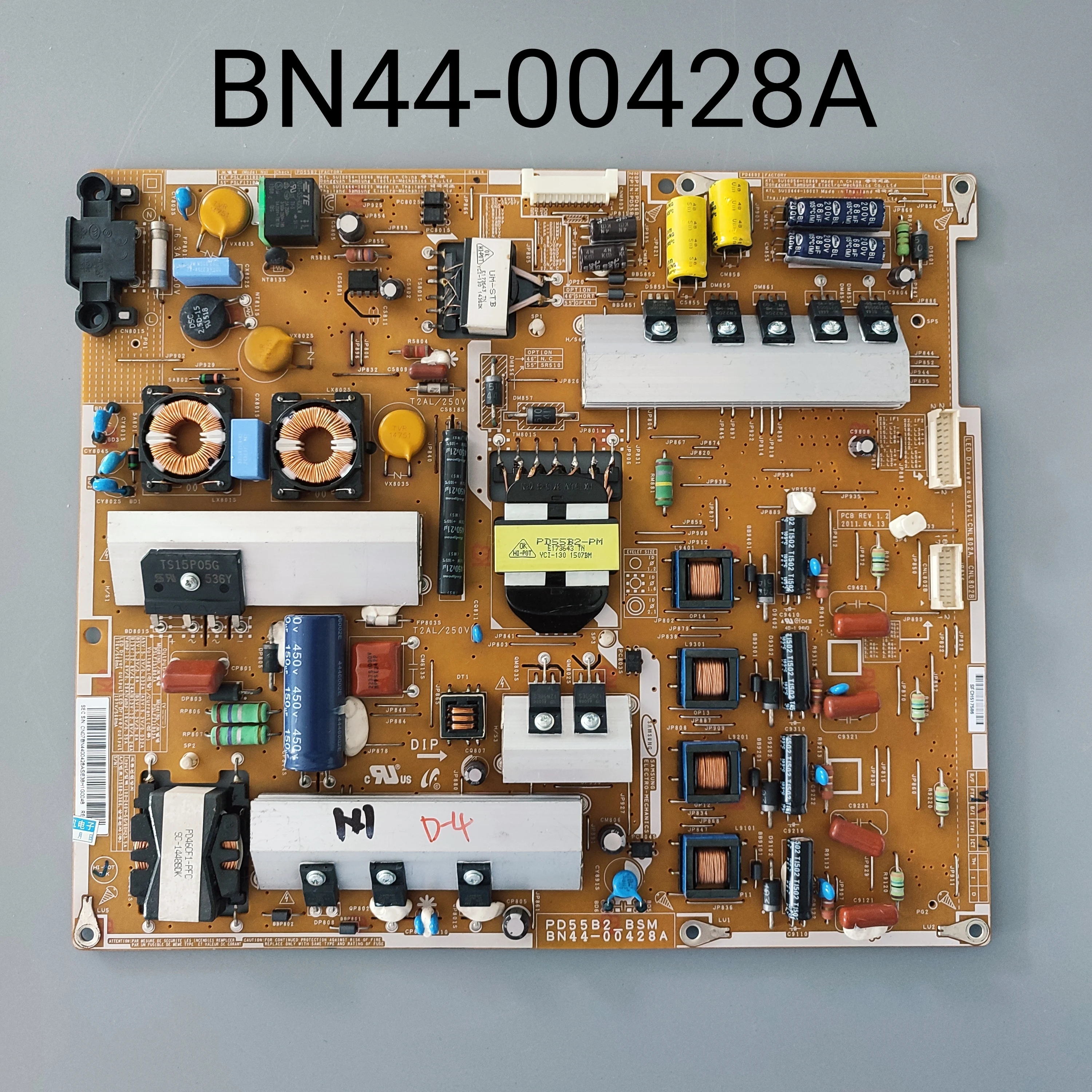 

Power Supply Board BN44-00428A BN44-00428B (PD55B2_BSM) For UA55D8000YJ UA55D7000LJ UA55D6400UJ UN55D6900 UN55D6500 UE55D8000