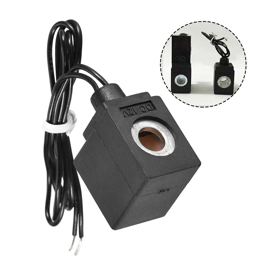 

1pc DC12V AC110V AC220V Solenoid Valve Coil For Valves With 30cm Terminal Wire Valves Manifolds Hydraulics Pneumatics Pumps Tool