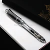 Limited Color Majohn V60 Transparent Triangular Piston Resin Fountain Pen Writing Pen School Business Stationery Supplies Gift 2