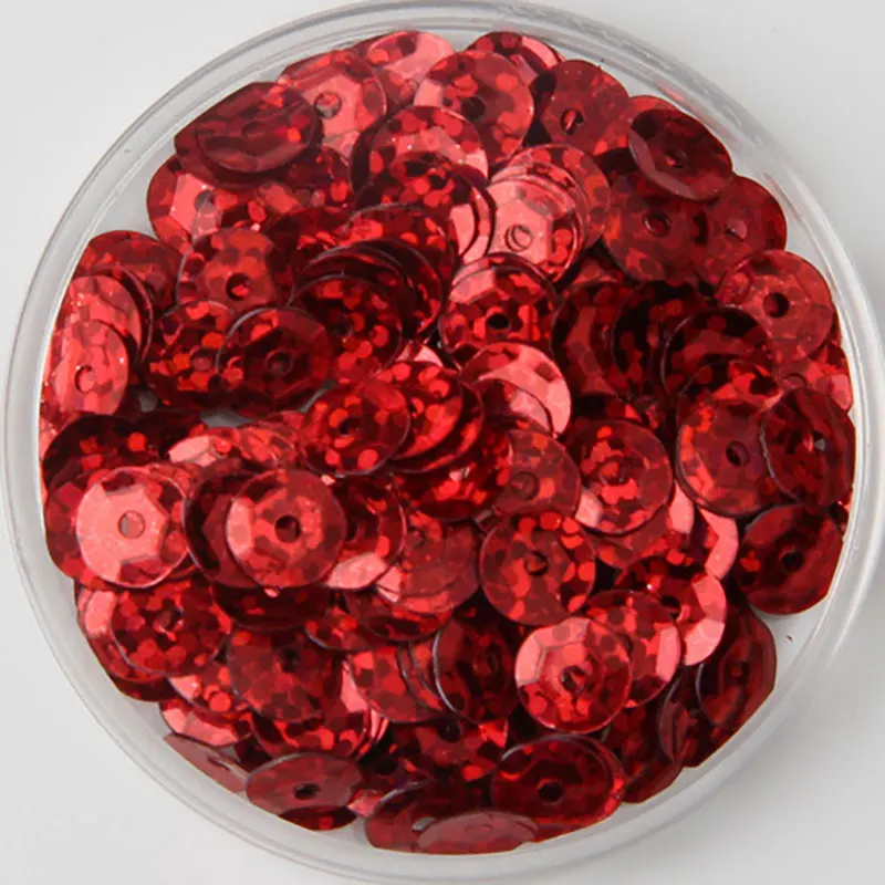 Description Picture 6 of item3mm/4mm/5mm/6mm/sequins concave round loose sequins crafts sequins sewing clothing decoration DIY accessories sequins 10g/20g/50